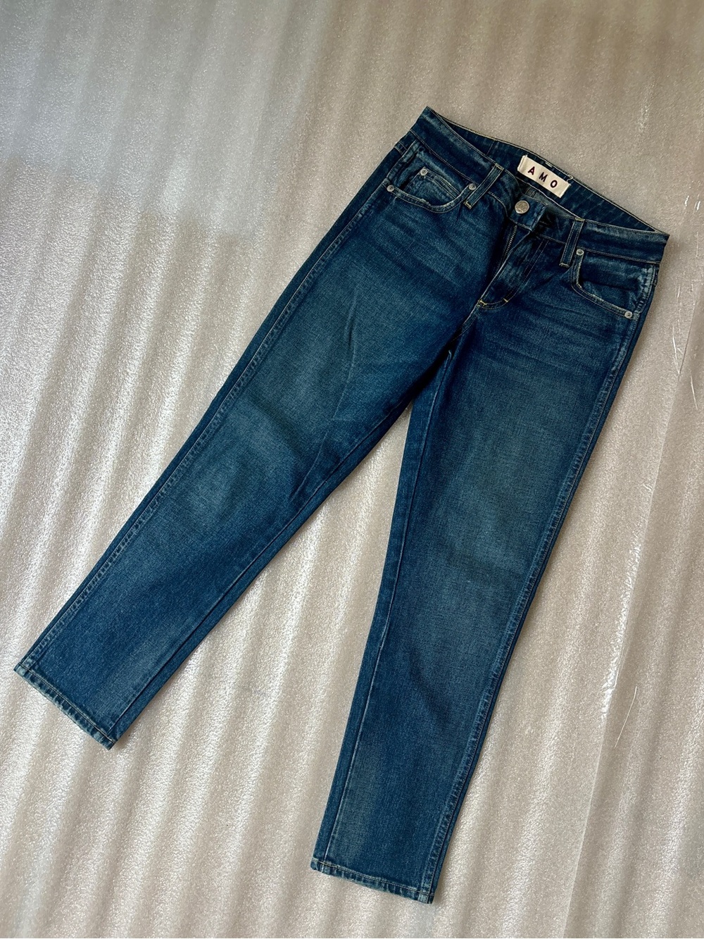 AMO Women's Dark Blue Skinny Jeans